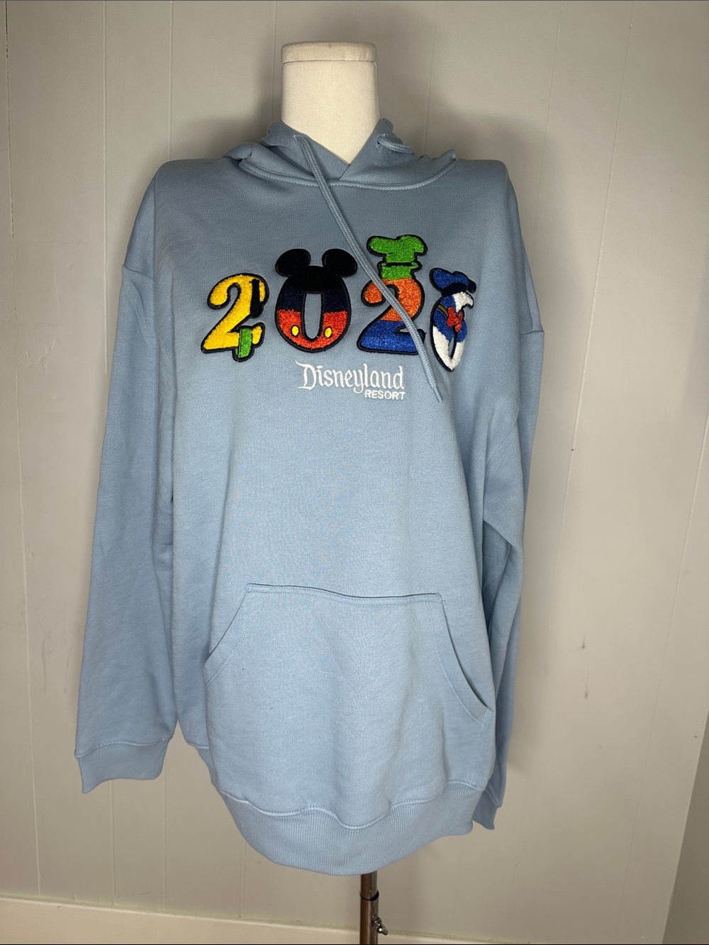 2026 NWT Disneyland Resort Hooded Sweatshirt Size M